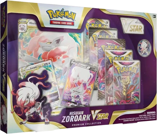 Pokémon Hisuian Zoroark VSTAR Premium Collection [International Version]