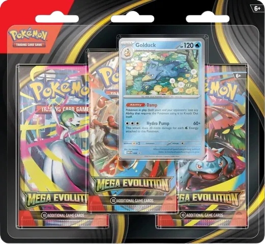 Mega Evolution Triple Blister Pack [Golduck]