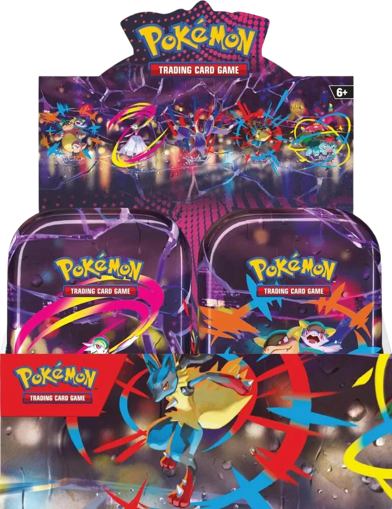 Mega Heroes Mini Tin Display