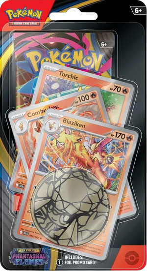Mega Evolution Phantasmal Flames Blister Pack Torchic Evolution Line