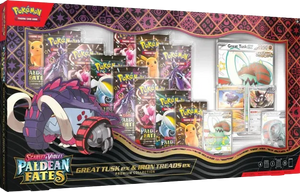 Paldean Fates Great Tusk ex & Iron Treads ex Premium Collection