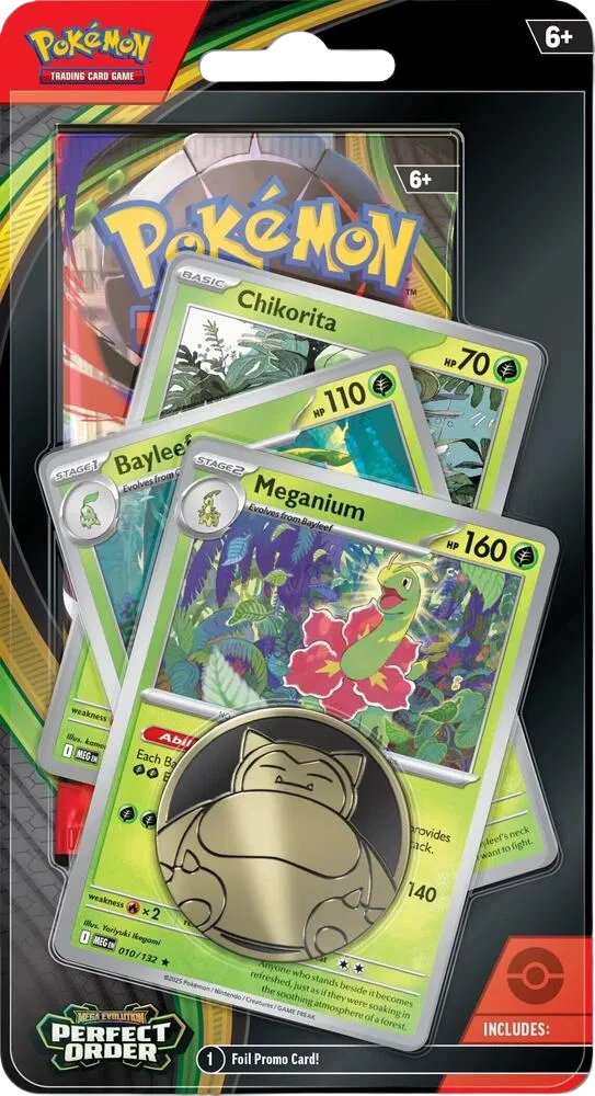 Mega Evolution Perfect Order Checklane Blister Meganium Line