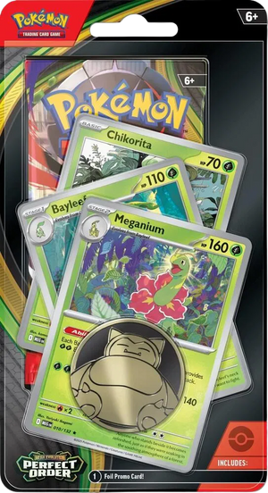 Mega Evolution Perfect Order Checklane Blister Meganium Line