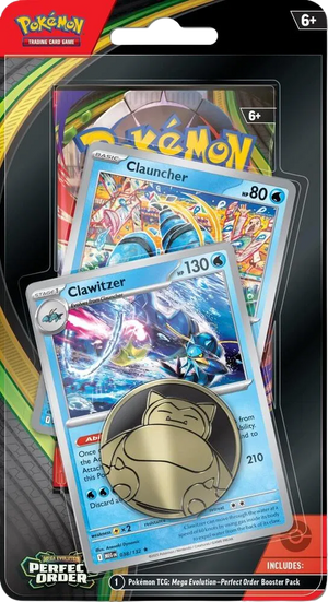 Mega Evolution Perfect Order Checklane Blister Clawitzer Line
